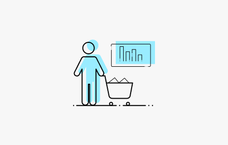 Shopper analytics icon