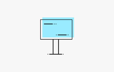 Smart digital signage icon